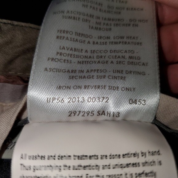 Stella McCartney Black Denim trimmed  Blue Velvet Slim Ankle Zip Jeans 27 - Picture 12 of 15